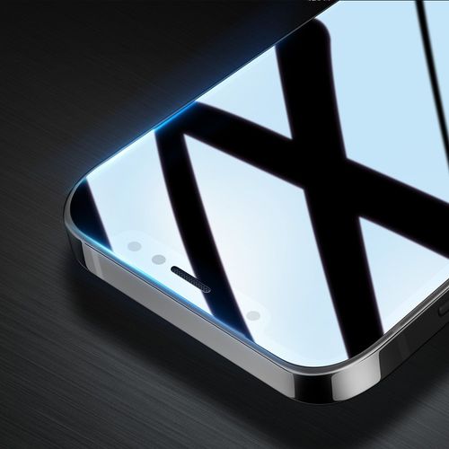 Dux Ducis 10D zaštitno staklo od kaljenog stakla Potpuna pokrivenost s okvirom za iPhone 12 Pro Max crna slika 5