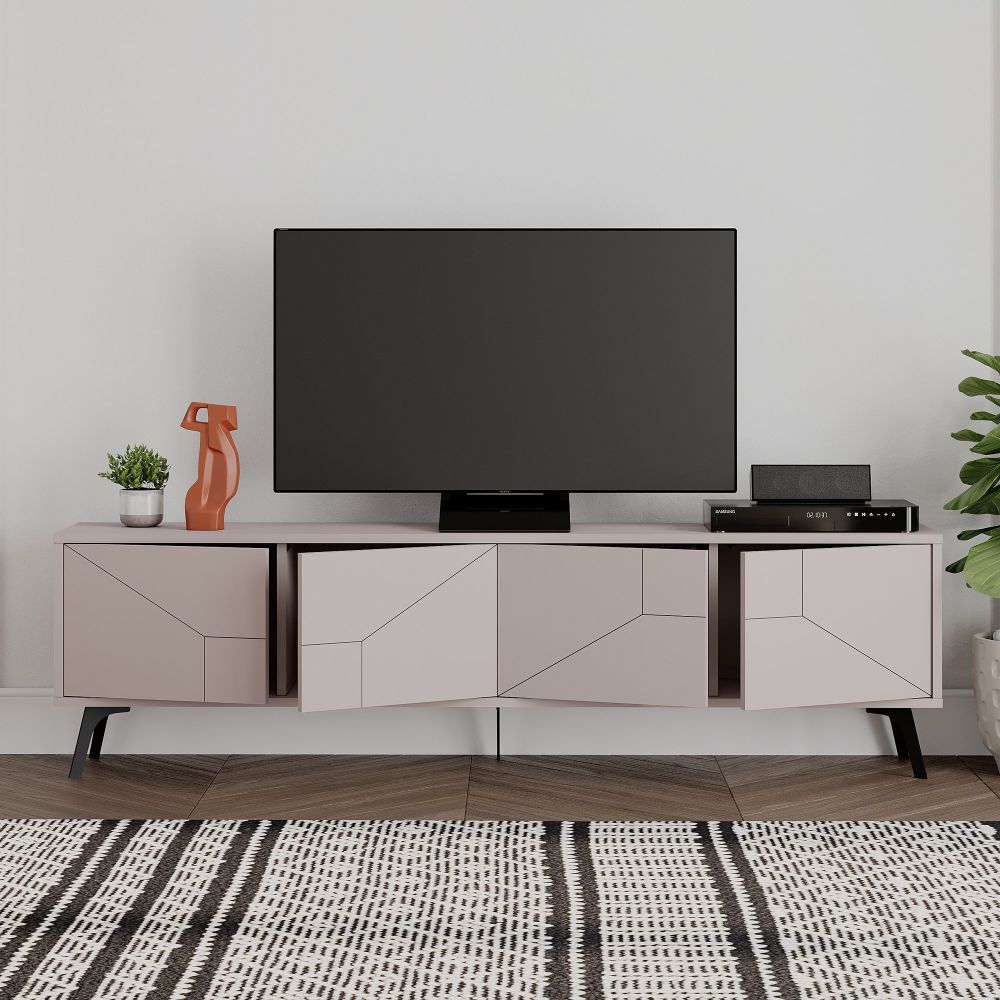 TV Stalak Dune - Svijetlo Mocha Boja slika 3