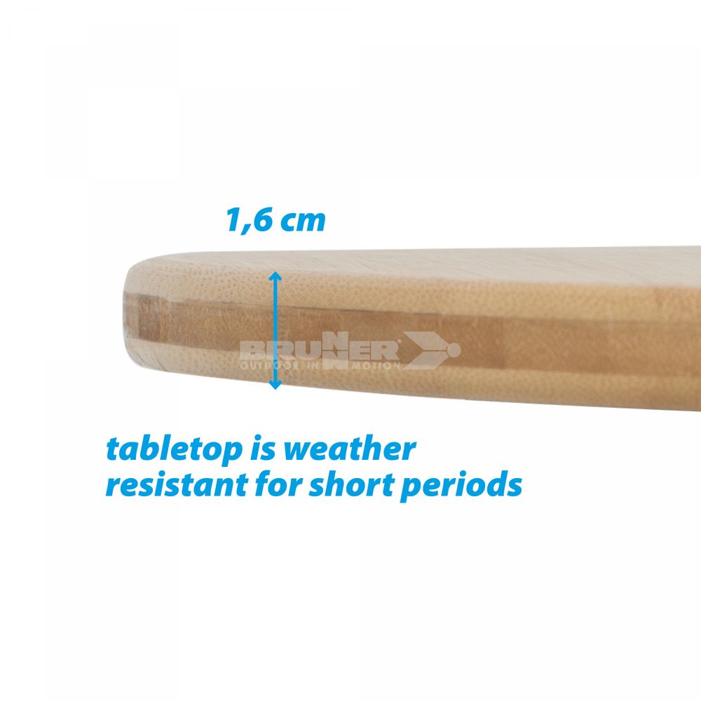 Brunner Sklopivi sto Camperking S, 80x60cm slika 6
