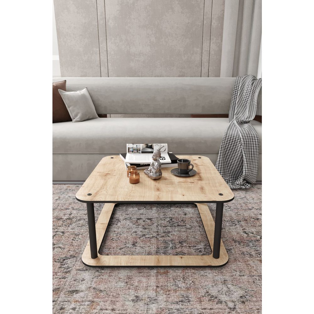 Kafa stol Hole Square - Hrast boje slika 1