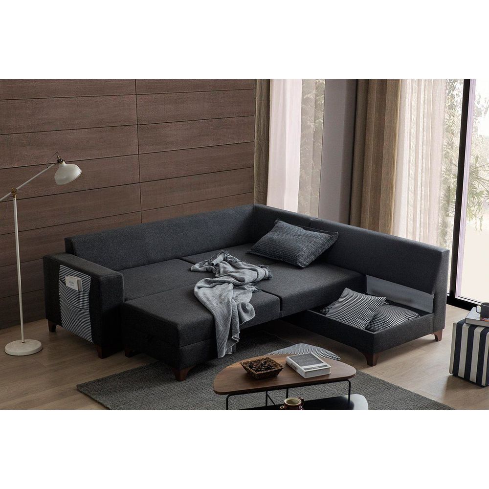 Ugaona Sofa Loft - Antracit slika 2