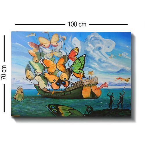 Kanvas Tablo (70 x 100) - 205 Multicolor Decorative Canvas Painting slika 3