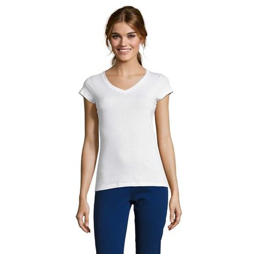 MOON ženska majica sa kratkim rukavima - Bela, XL  slika 1