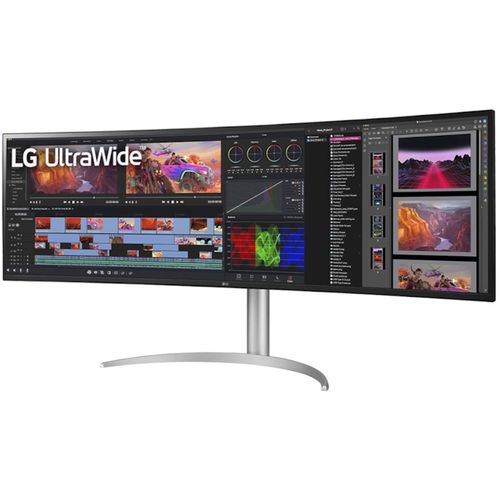 LG 49WQ95C-W Monitor 49" IPS zakrivljen 32:9 5120x1440 144Hz 5ms GtG HDMIx2 DP USB Gsync freesync slika 3