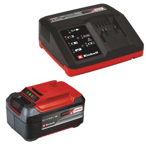 Einhell Komplet punjač i baterija Power X-Change 18V 5,2Ah & 4A Charger Starter-Kit