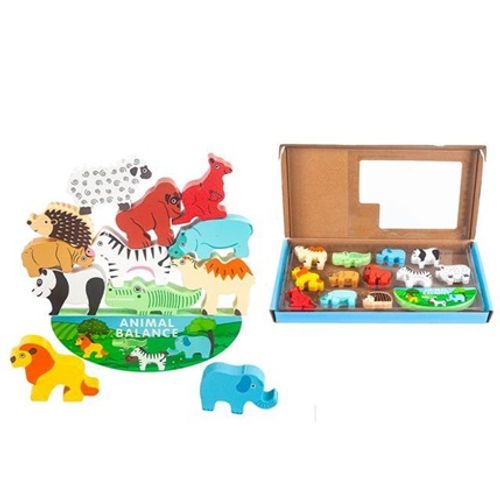 Montessori puzzle igra ravnoteže safari životinje slika 1