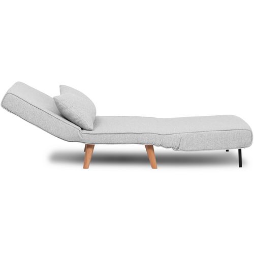Folde Single - Teddy Fabric - Grey Grey 1-Seat Sofa-Bed slika 11