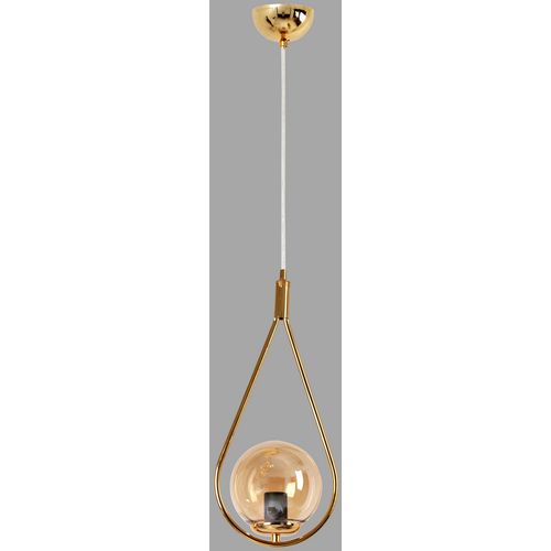 Damla Tekli Gold Bal Camlı Sarkıt Gold Chandelier slika 3