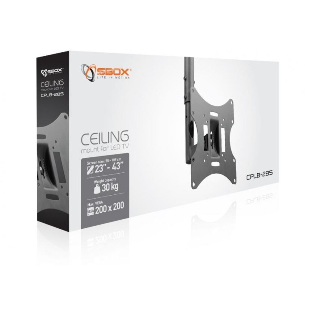 SBOX Stropni stalak CPLB-28S (23-43"/30kg/200x200) slika 4