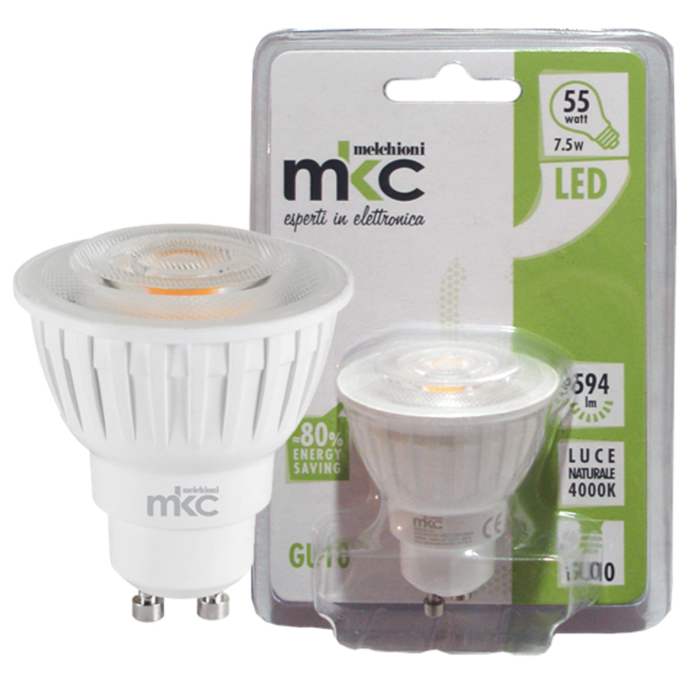 MKC Sijalica,LED 7.5W, 220V AC, 38° prirodno bijela svjetlost - LED MR-GU10/7.5W-N slika 1