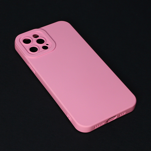 Torbica Silikon color za Iphone 12 Pro 6.1 roze slika 1