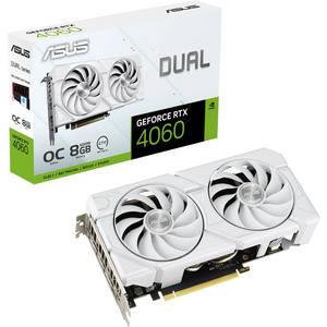 Grafička kartica ASUS GeForce RTX 4060 EVO Bijela OC izdanje 8GB GDDR6, PCI-E 4.0