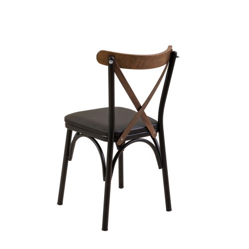 Woody Fashion Stolica, Crno, Oliver Chair -  Black Barok v2 slika 3