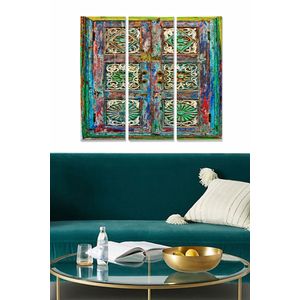 Dekorativna MDF Slika u Više Boja MDF132664946 (Set od 3 Komada)