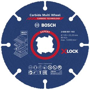 BOSCH Rezna ploča X-LOCK EXPERT 125x22,23 mm