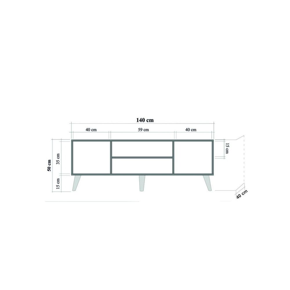Truva-220 Sonoma Oak TV Stalak slika 8