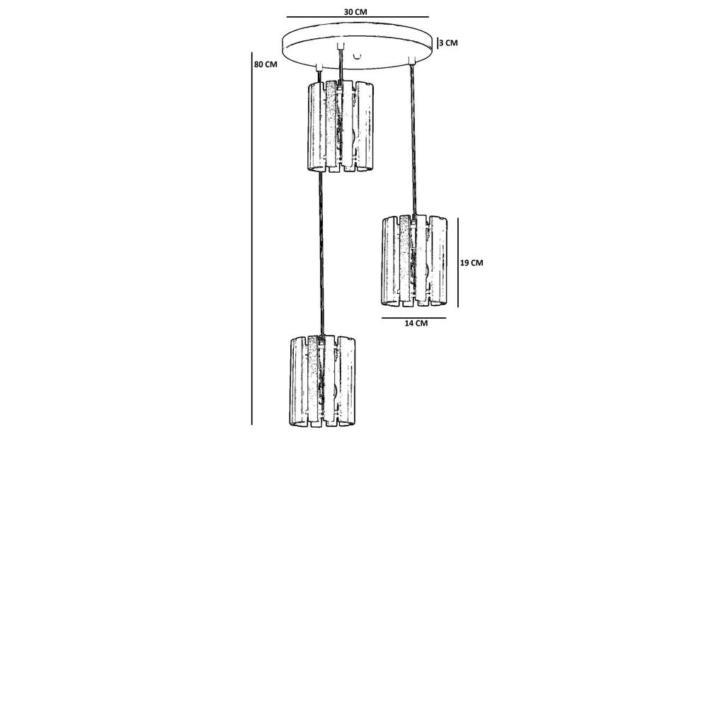 Opviq Luster 090, Hrast, Crno slika 4
