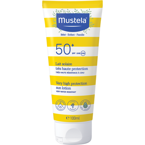 MUSTELA® Losion sa visokom UV zaštitom 100ml slika 1