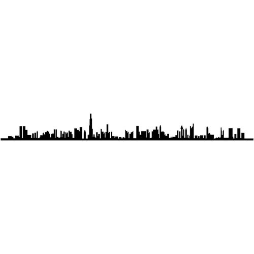 Wallity Metalna zidna dekoracija, Dubai Skyline slika 4