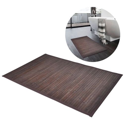 242114 Bamboo Bath Mat 60 x 90 cm Dark Brown slika 30