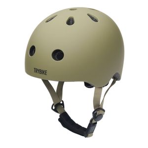 TRYBIKE Kaciga za djecu Olive Green, XS (45-51cm) 