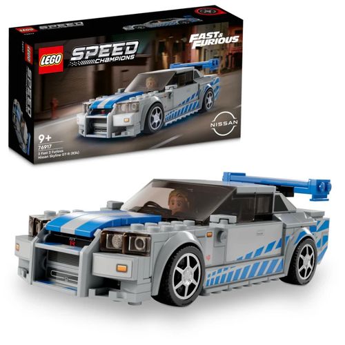 LEGO® SPEED CHAMPIONS 76917 2 Fast 2 Furious Nissan Skyline GT-R (R34) slika 3