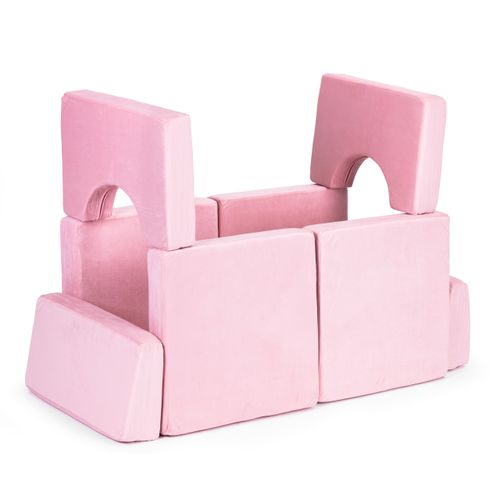 Ecotoys DIY modularna fotelja sa 10 jastuka - pink slika 5