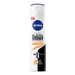 NIVEA Black&White Invisibe Ultimate Impact  dezodorans u spreju 150ml