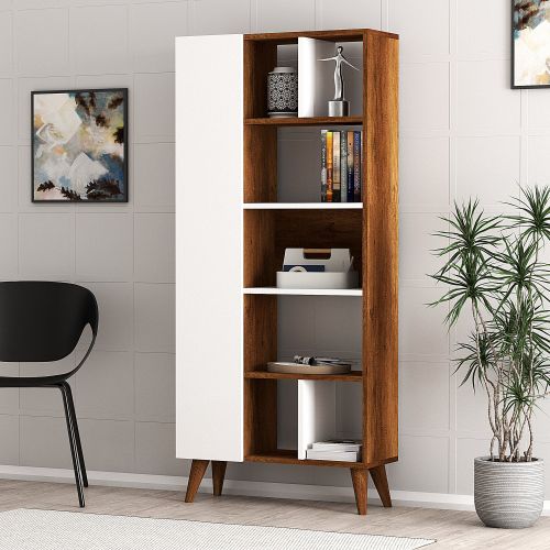 Ferzan Bookshelf - Baroque Walnut Baroque Walnut
White Bookshelf slika 1