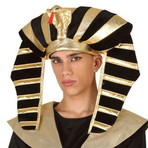 Pokrivalo za Glavu Faraona zlatan Crna