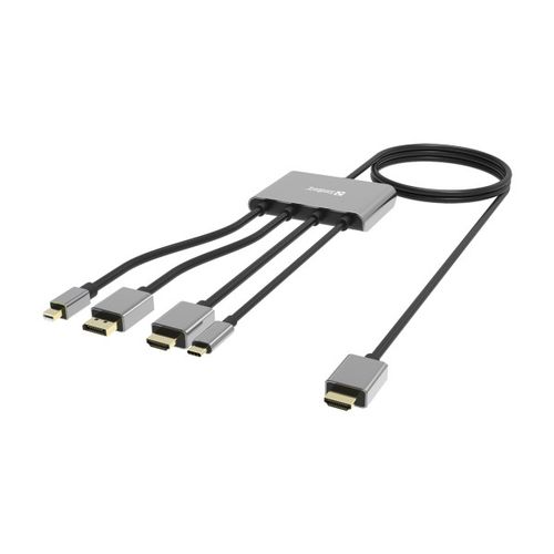 Kabl-display HUB Sandberg All-In-One USB C/DP/m DP/HDMI - HDMI 2m 509-21 slika 3