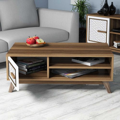 Ayla - Walnut, White Walnut
White Coffee Table slika 2