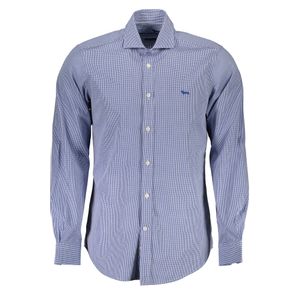 HARMONT &amp; BLAINE MEN'S BLUE LONG SLEEVE SHIRT