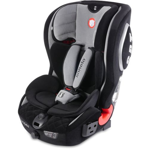 Lionelo autosjedalica jasper, isofix, sip, siva slika 4