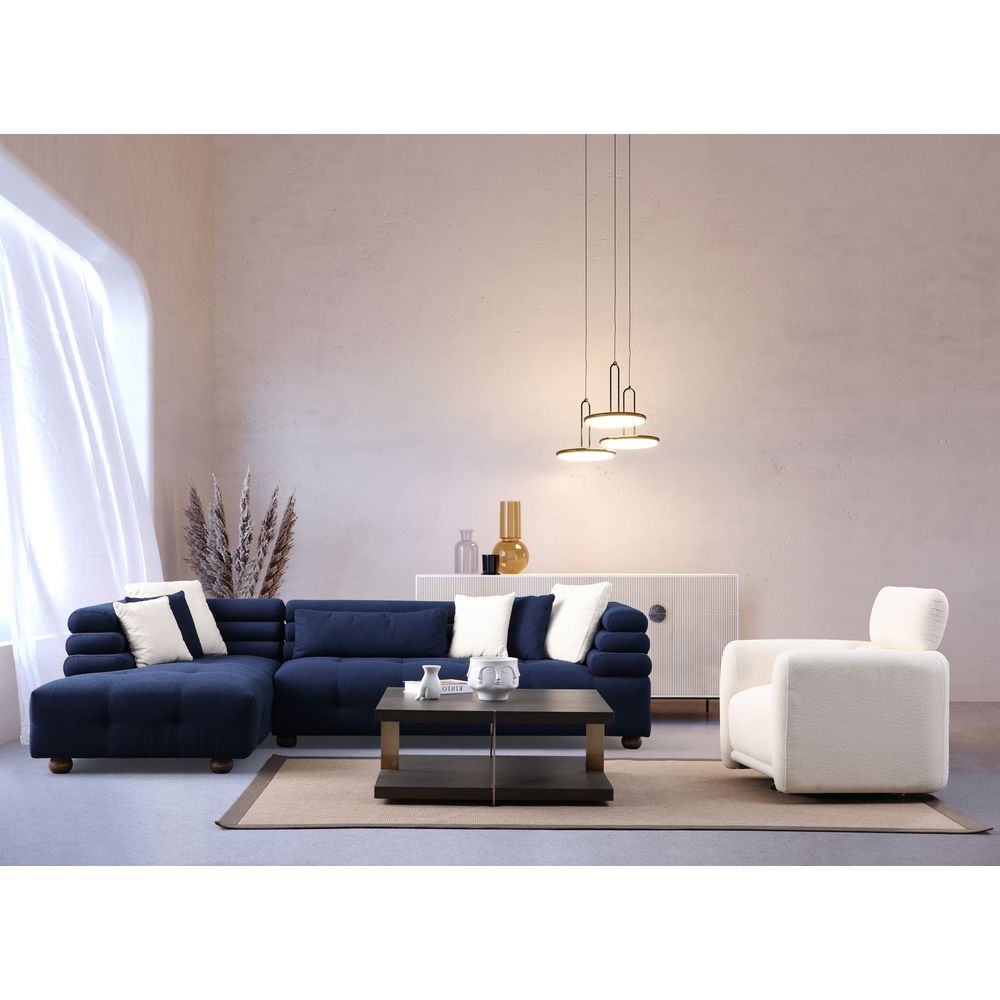Boston Left - Noćna Plava Ugaona Sofa slika 2