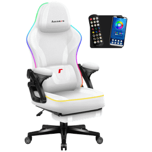Huzaro Gaming stolica Force 4.6 / White, RGB, Bluetooth