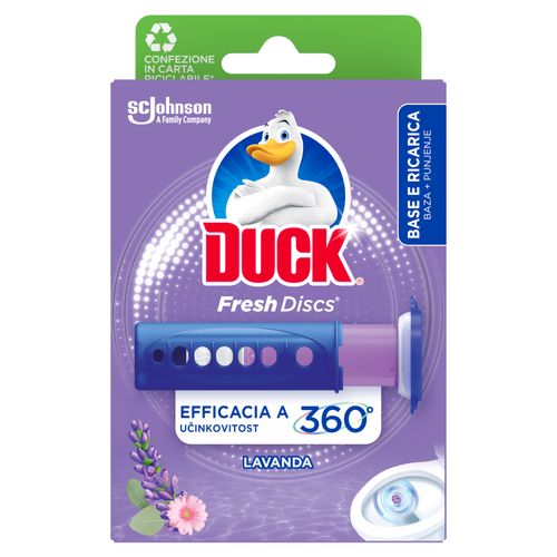 Duck Fresh Discs gel za čišćenje i osvježavanje WC školjke miris lavanda slika 1