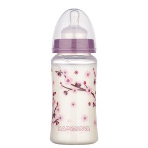 BABY NOVA Flašica za bebu 0m+ 300ml, Ljubičasta