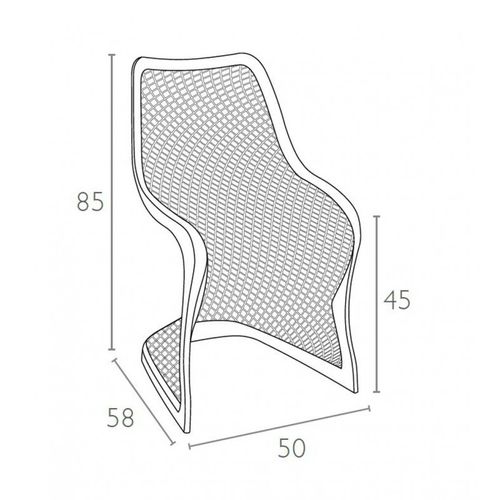 Dizajnerska stolica — CONTRACT Bloom slika 22