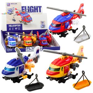 Spasilački helikopter, nosila, kuka, vitlo, pogon, svjetla, zvukovi, miks