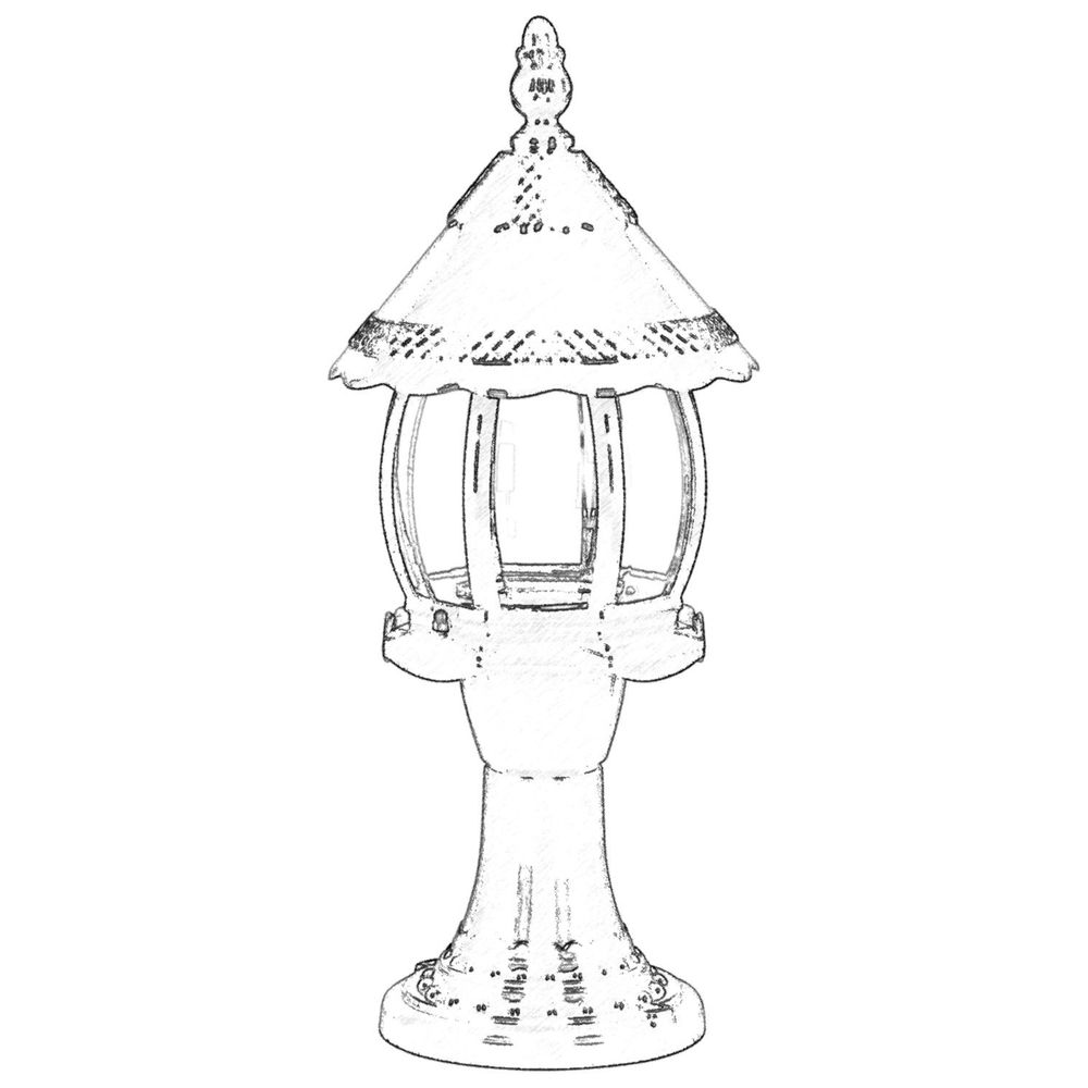 BSU-68184-BSY-K Crna Spoljna Zidna Lampa slika 2