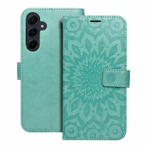 MEZZO Book case preklopna torbica za SAMSUNG GALAXY A55 5G mandala green slika 1