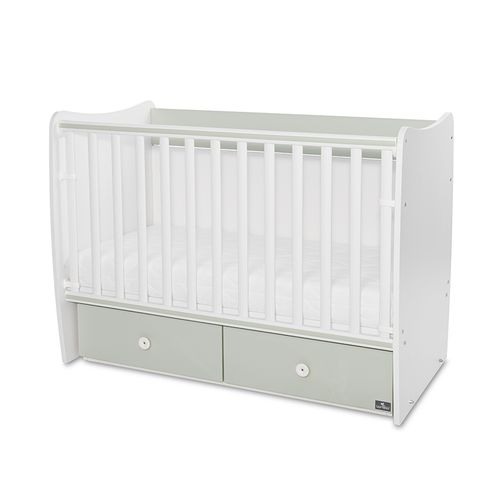 LORELLI MATRIX Modularni krevetić 4in1 s Mehanizmom  White/Milky Green 120x60 cm  slika 2