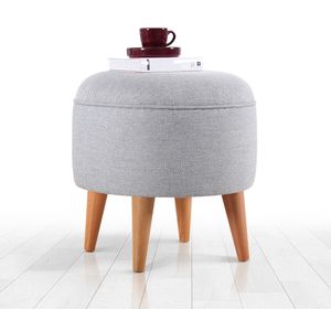 Moouv 7091 - Grey Grey Pouffe