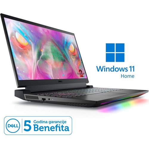 Dell laptop G15 5520 15.6" QHD 240Hz 400nits i9-12900H 16GB 1TB SSD GeForce RTX 3070 Ti 8GB Backlit Win11Home 5Y5B slika 1