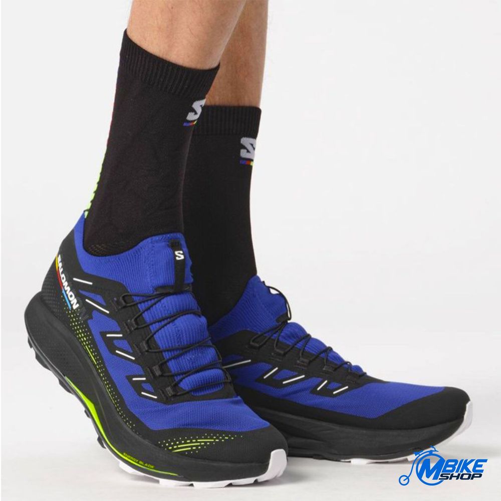 Salomon Muške patike Pulsar Trail Pro 2, Surf The Web/Black/Safety Yellow slika 8
