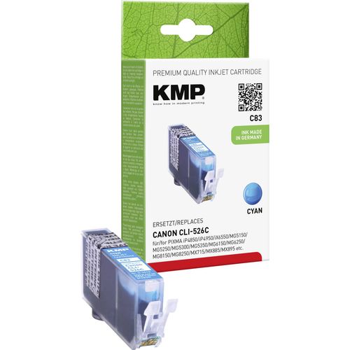 KMP tinta zamijenjen Canon CLI-526 kompatibilan  cijan C83 1515,0003 slika 2