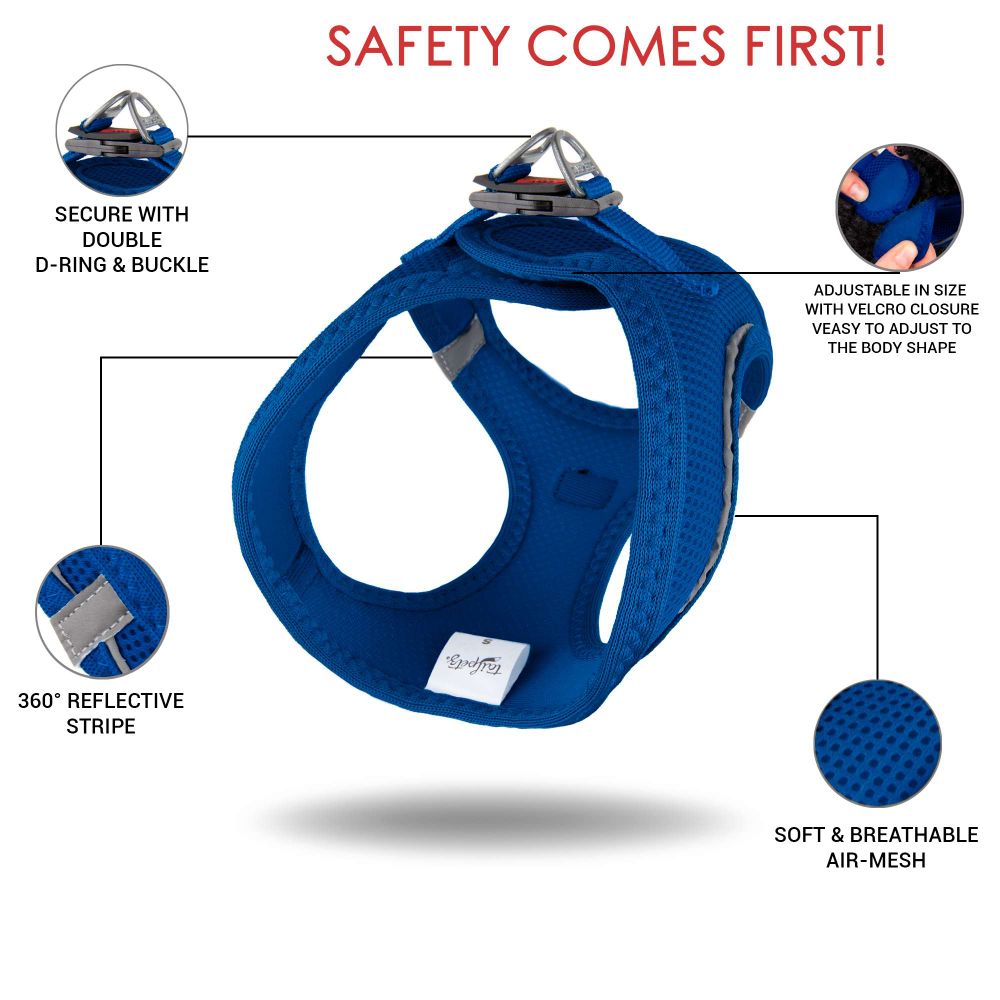 Air-Mesh - Sax Blue Sax Blue Dog Harness slika 12