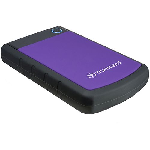 Transcend TS2TSJ25H3P External HDD 2TB, H3P, USB3.0, 2.5", Anti-shock system, Backup software, 284 gr, Black/Purple slika 2