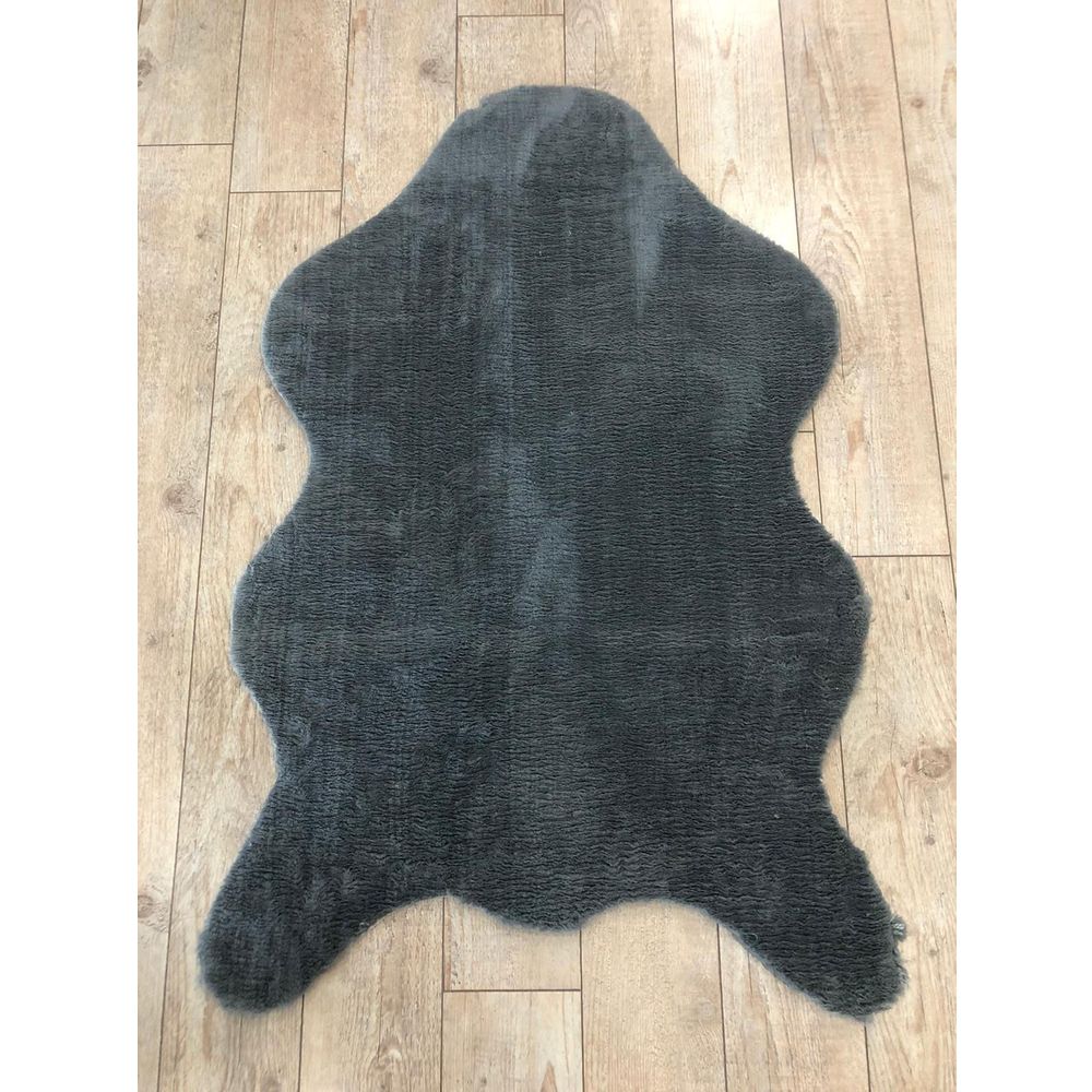 Tamnosivi Tepih Post Plush (80 x 120 cm) slika 1